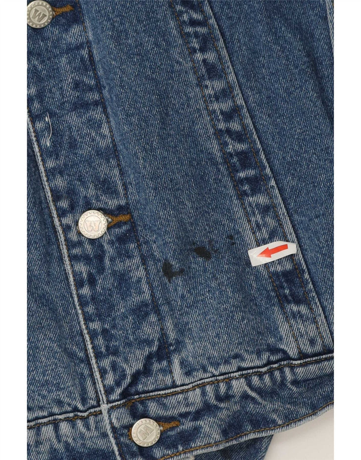veste en denim homme vintage UK 42 XL Coton Bleu