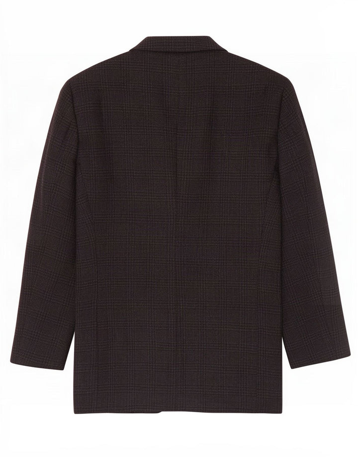 Armani Collezioni Veste blazer à 2 boutons pour homme UK 38 pied-de-poule gris moyen