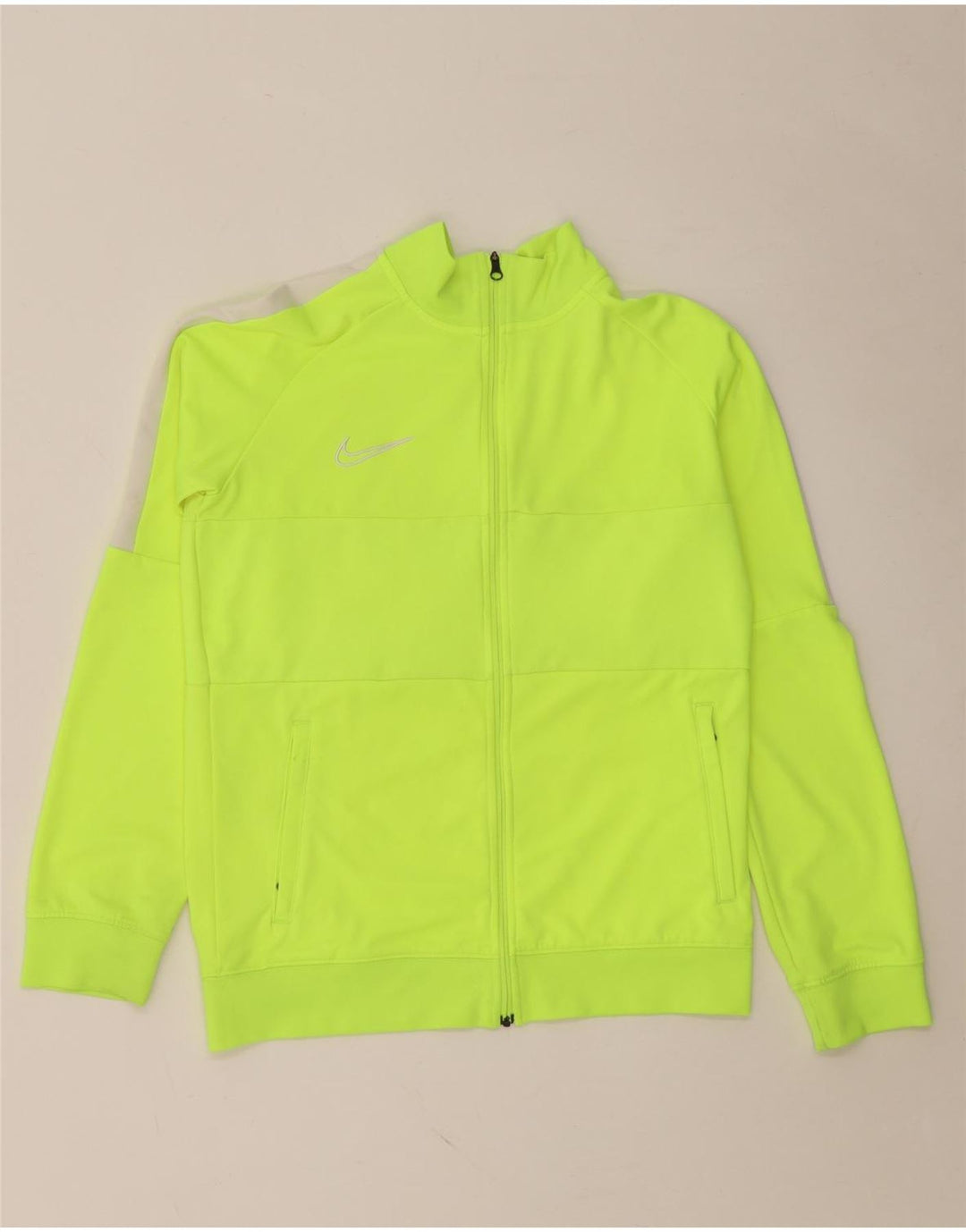 NIKE Veste de survêtement Dri Fit pour garçon 13-14 ans XL Vert Colorblock