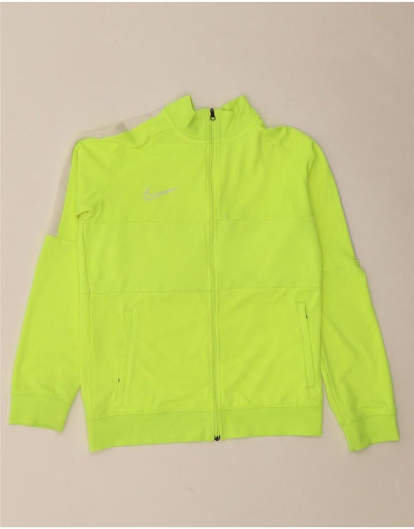 NIKE Veste de survêtement Dri Fit pour garçon 13-14 ans XL Vert Colorblock