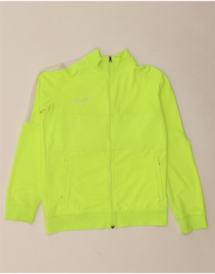 NIKE Veste de survêtement Dri Fit pour garçon 13-14 ans XL Vert Colorblock