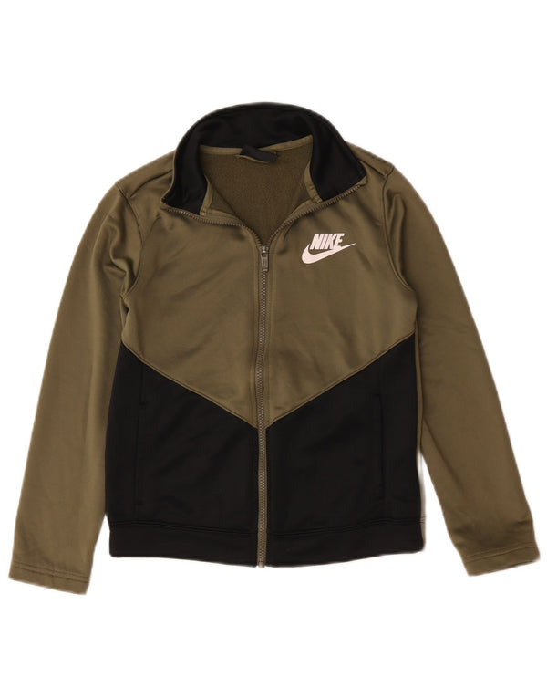 Veste de survêtement Nike Garçon Standard 10-11 ans Kaki Moyen
