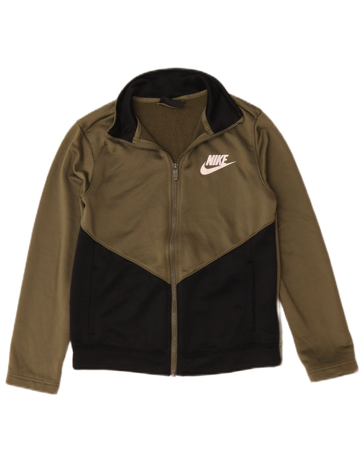 Veste de survêtement Nike Garçon Standard 10-11 ans Kaki Moyen