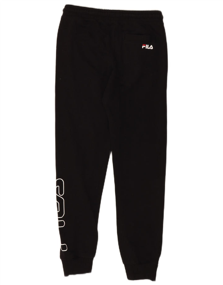 FILA Pantalon de survêtement graphique garçon 11-12 ans noir
