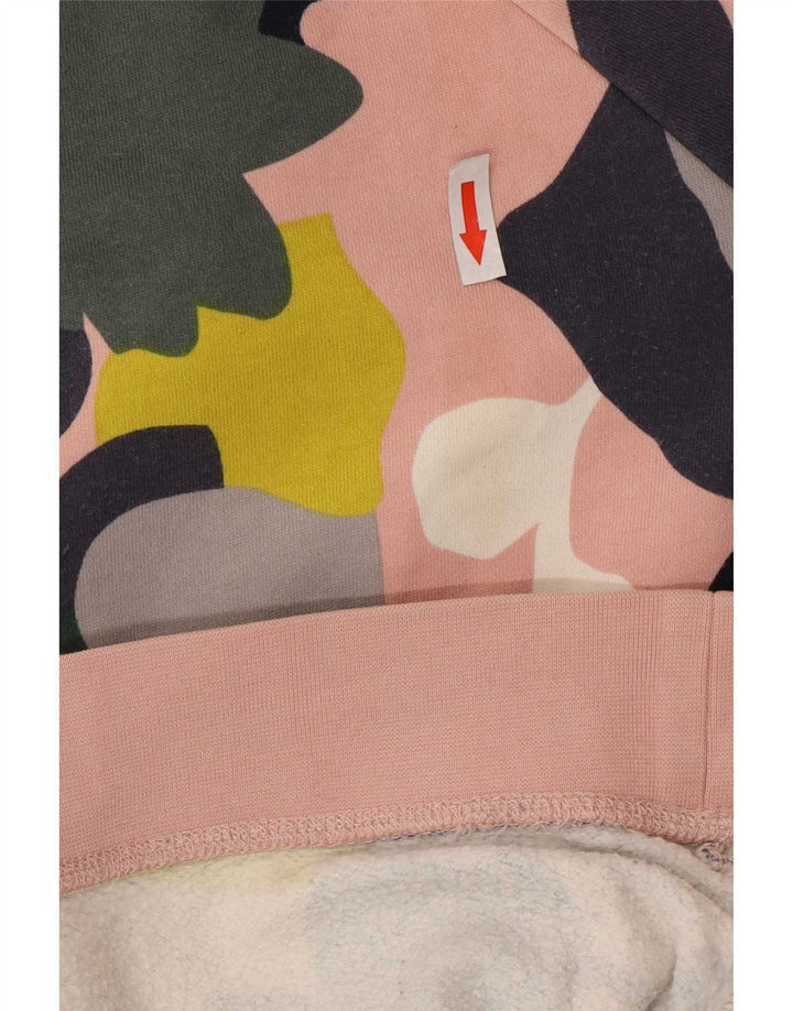 Boden Femme Coupe Regular Sweat-Shirt Coton Floral Rose Moyen