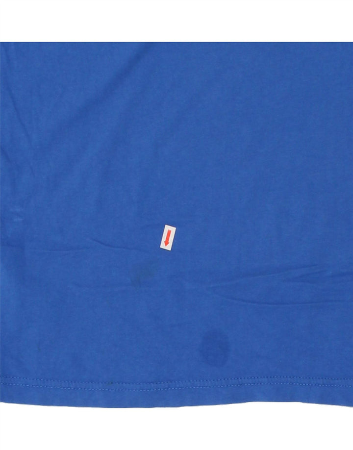 TOMMY HILFIGER T-Shirt Graphique Homme Bleu Moyen Coton