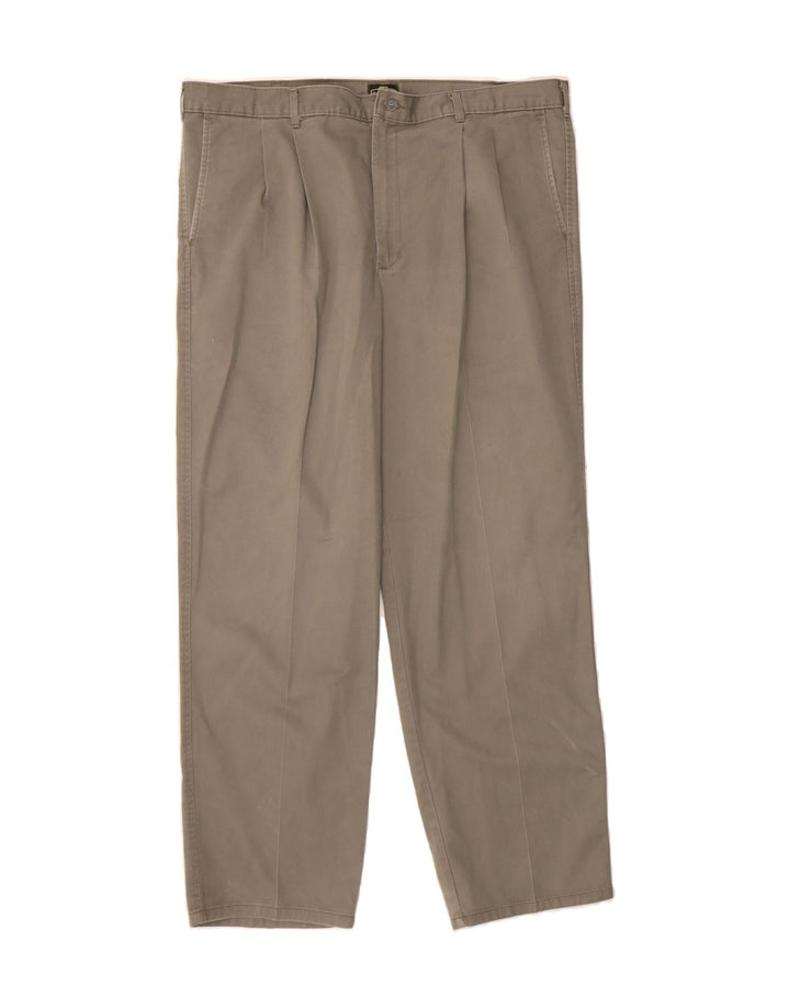 LEE Mens Pegged Chino Trousers W40 L30 Grey Cotton Vintage Lee and Second-Hand Lee from Messina Hembry 
