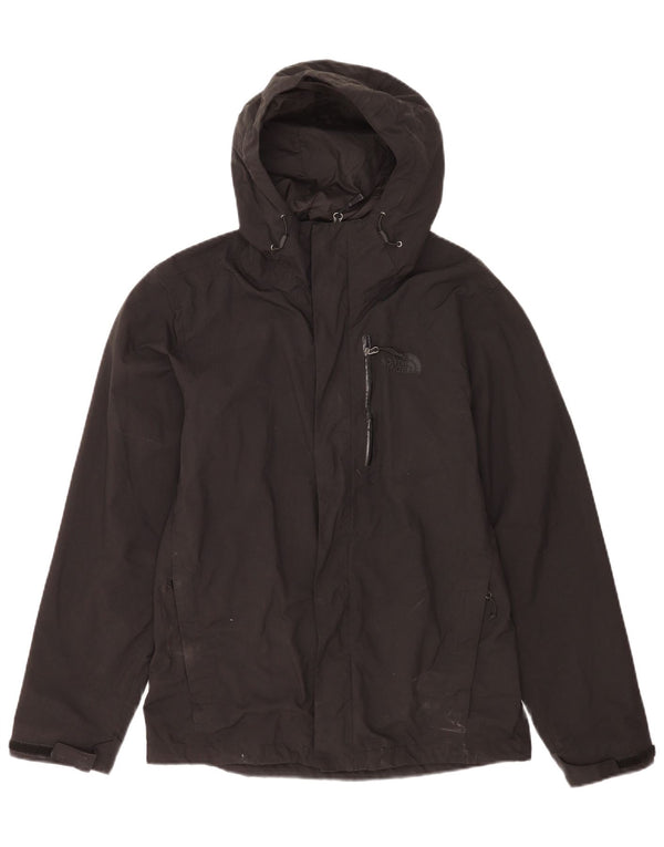 The North Face Veste de pluie à capuche pour homme UK 36 Petit nylon noir