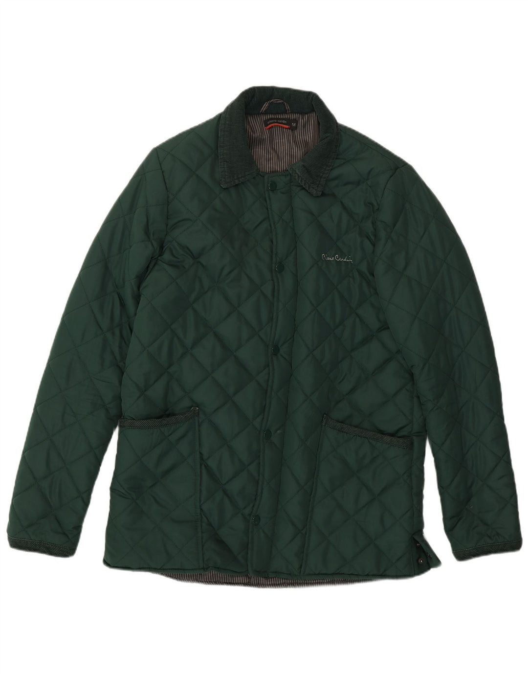 Pierre Cardin Veste matelassée pour homme UK 38 Polyester vert moyen