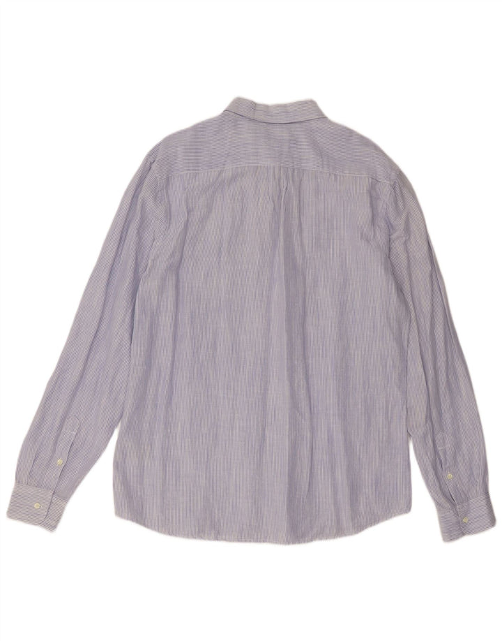 Wrangler Chemise Homme Large Bleu Rayure Coton