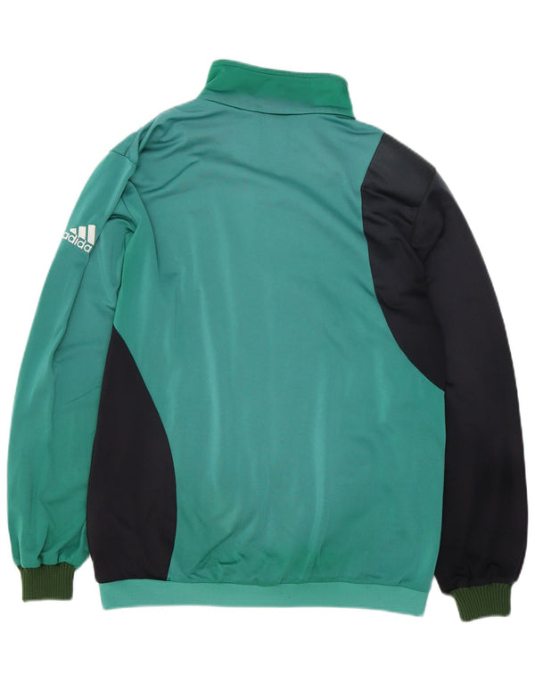 Adidas Veste de survêtement pour homme UK 40/42 Vert moyen Colourblock