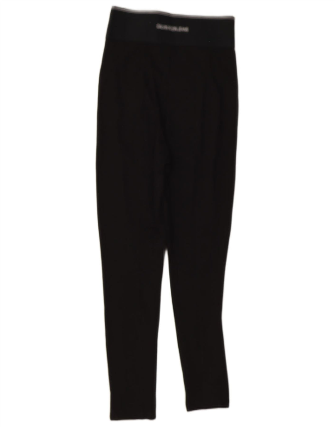 Calvin Klein Leggings graphiques pour femme UK 8 Small Noir Viscose