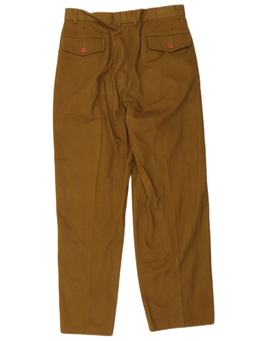 Solleone Pantalon de costume pour homme IT 48 Medium W32 L30 Kaki Coton