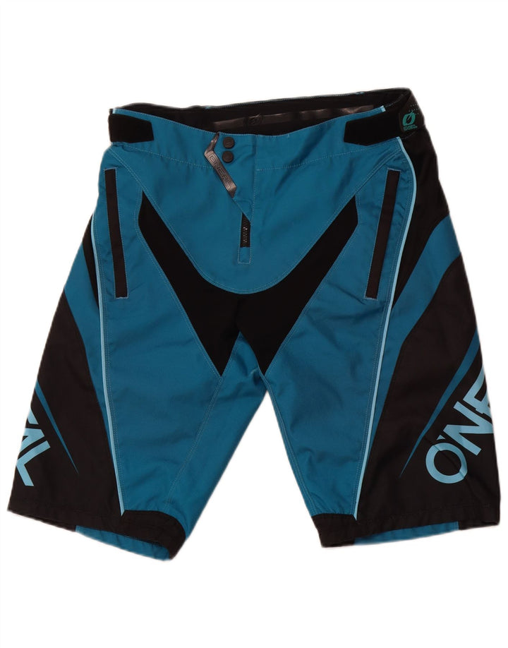 O'NEAL Short cargo graphique pour homme Large Bleu Colorblock Polyester