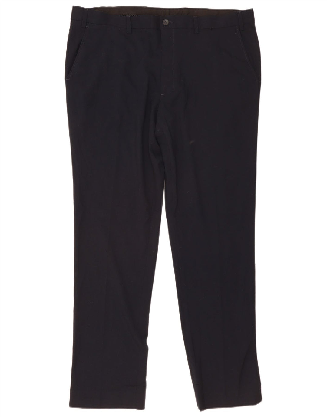 Marks & Spencer Pantalon Chino Slim Homme W40 L33 Bleu Marine Polyester