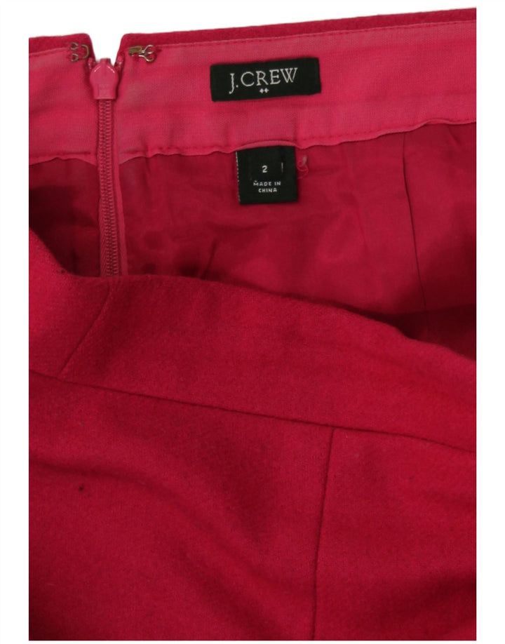 J. Crew Mini jupe femme US 2 XS W28 laine rose