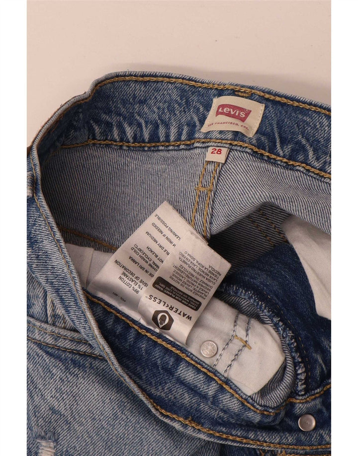 Levi's Jean Flare Effet Déchiré W28 L29 Femme Bleu Coton