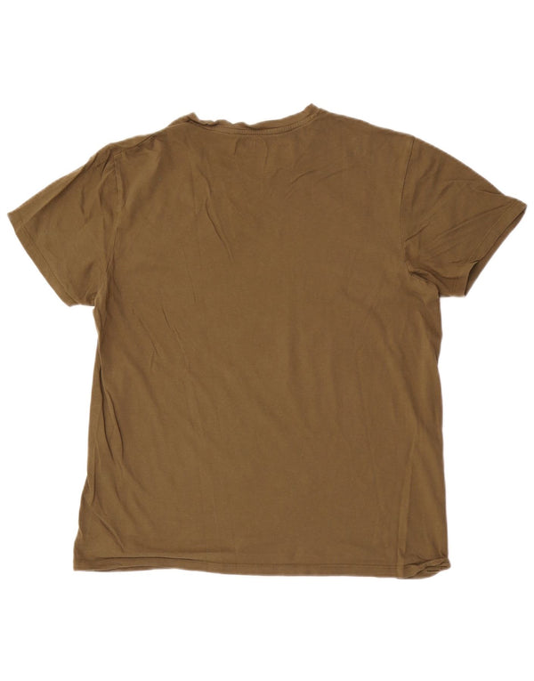 Diesel T-Shirt Femme UK 14 Large Kaki Coton
