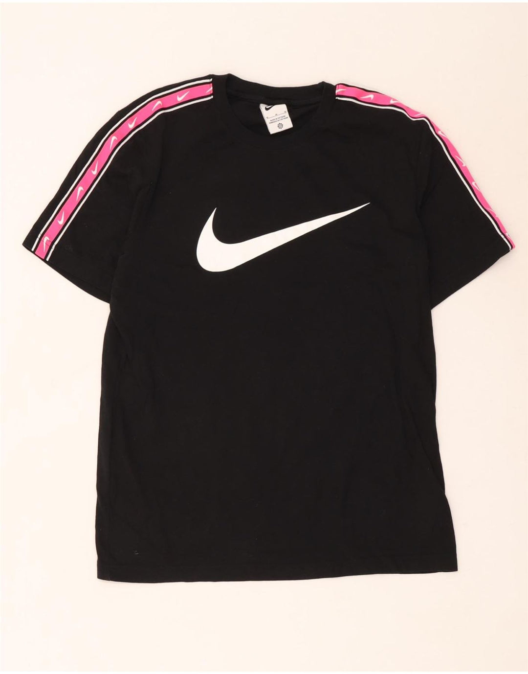 Nike T-shirt graphique en coton color block noir moyen pour homme