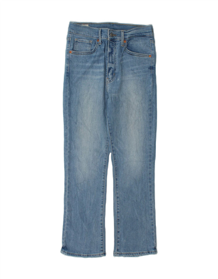 LEVI'S Womens Crop Straight Jeans W27 L26 Blue Vintage Levi's and Second-Hand Levi's from Messina Hembry 