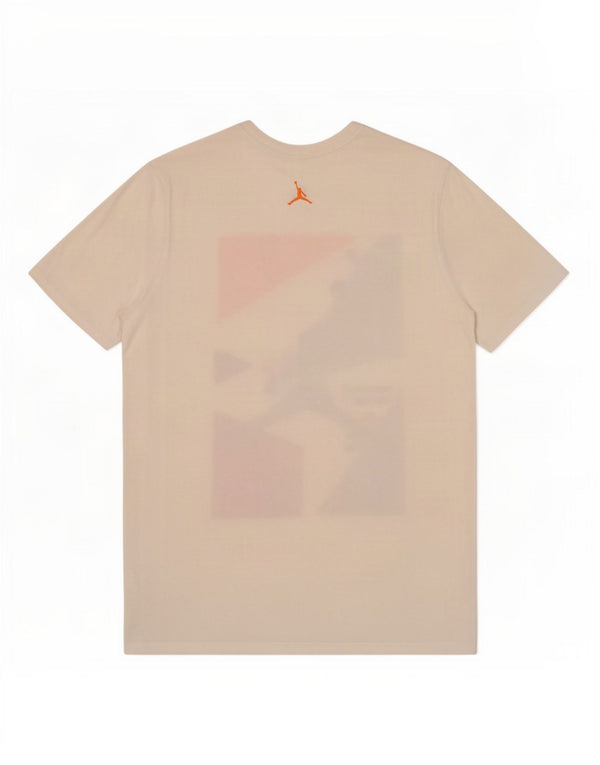 Jordan T-shirt graphique pour hommes, grand coton blanc
