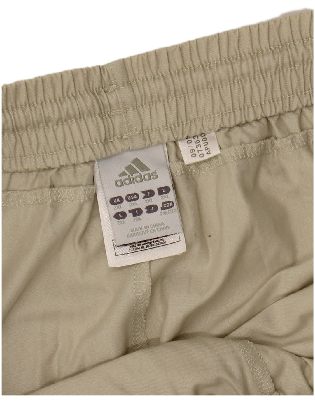 ADIDAS Short Cargo Homme 2XL W40 Coton Beige