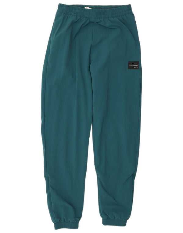 Adidas Mens Tracksuit Trousers Joggers Small  Green Nylon