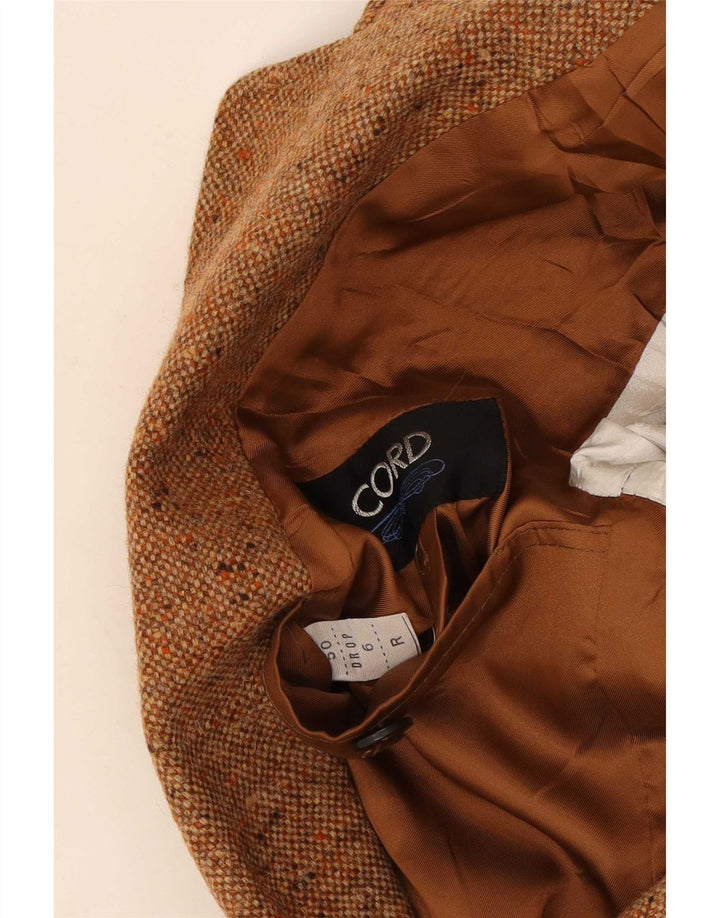 Blazer pour hommes vintage à 2 boutons IT 50 Large Marron Tacheté