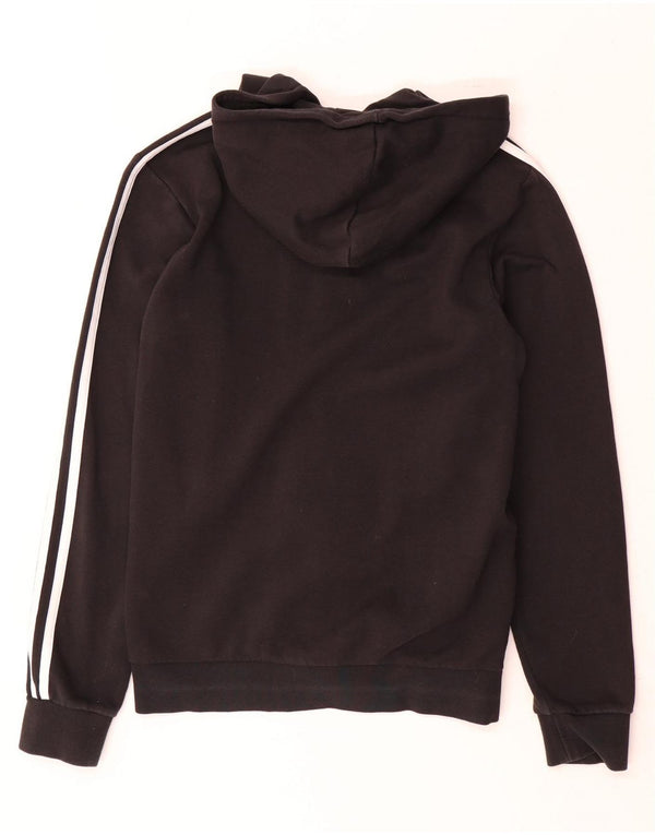 Adidas Pull à capuche zippé pour homme Petit coton noir