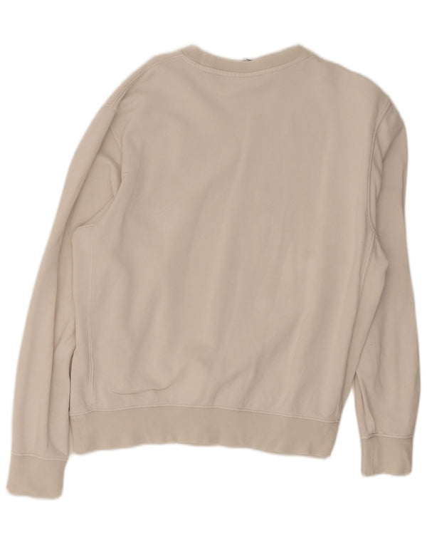 Nike Sweat-shirt graphique en coton blanc moyen pour homme