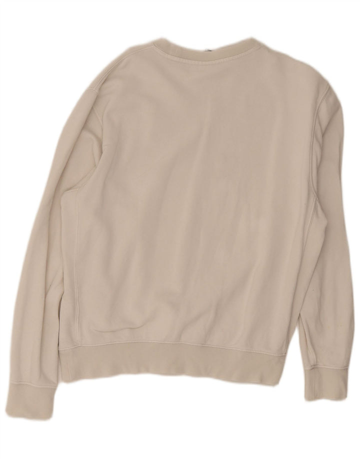 Nike Sweat-shirt graphique en coton blanc moyen pour homme