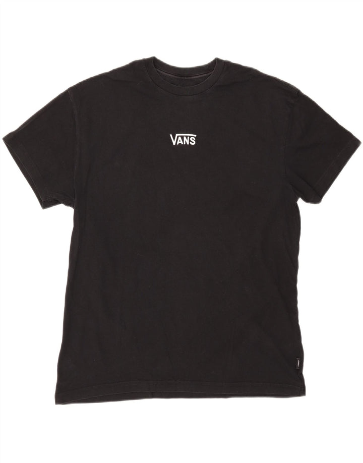 VANS T-Shirt Homme Haut Noir Moyen Coton