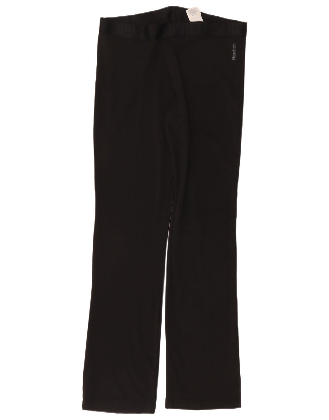 REEBOK Leggings Femme UK 12/14 Moyen Noir Polyester