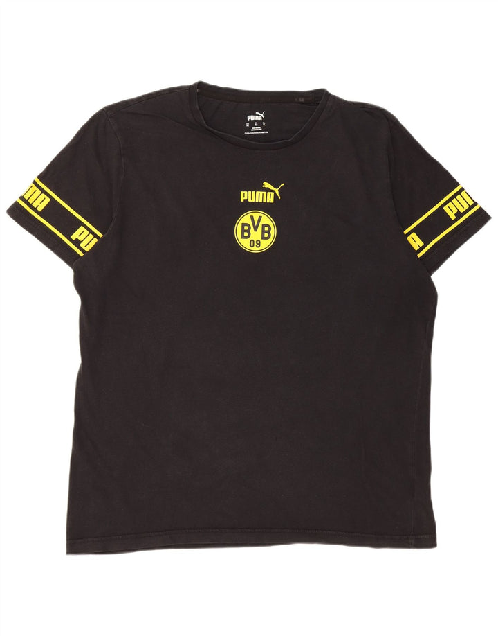 Puma T-Shirt Graphique BVB Dortmund Homme Noir XL Coton