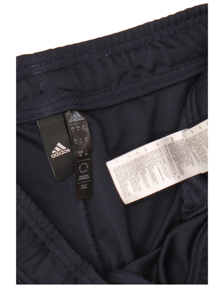 Adidas Pantalon de survêtement Aeroready pour hommes, grand, bleu marine, polyester