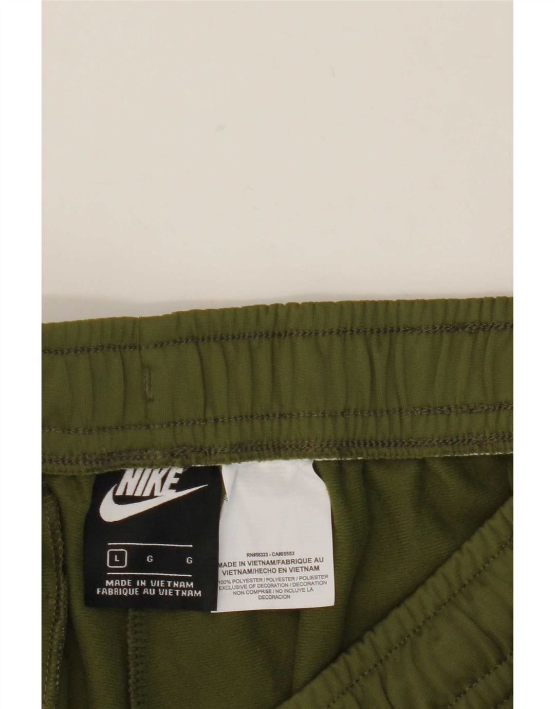 Nike Pantalon de survêtement pour femme Pantalon de jogging Large Kaki Polyester