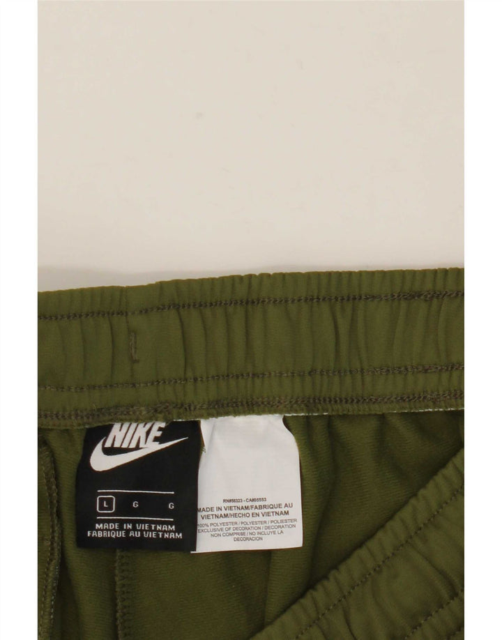 Nike Pantalon de survêtement pour femme Pantalon de jogging Large Kaki Polyester
