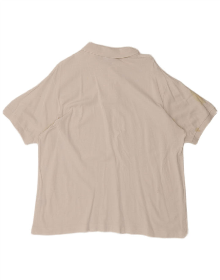 Lacoste Polo Homme Taille 7 2XL Coton Blanc