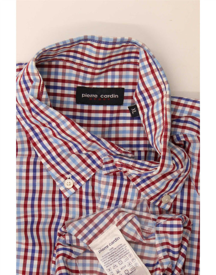 Pierre Cardin Chemise Homme XL Coton Vichy Multicolore