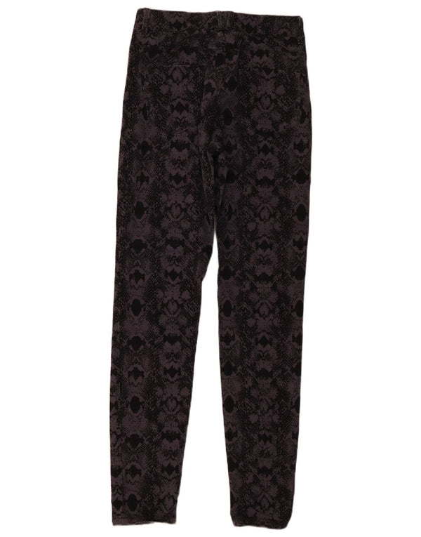 Marks & Spencer Womens Jegging Jeans UK 8 Small W28 L29 Black Geometric
