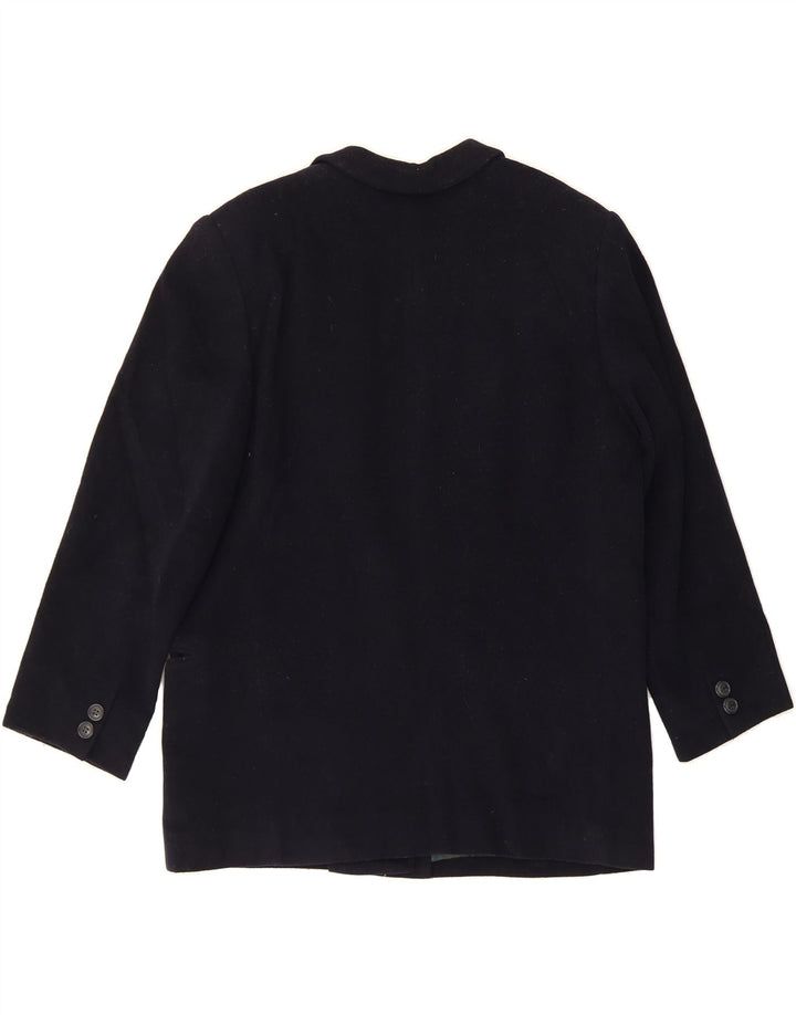 EMPORIO ARMANI Womens Double Breasted Blazer Jacket IT 44 Medium Navy Blue Vintage Emporio Armani and Second-Hand Emporio Armani from Messina Hembry 