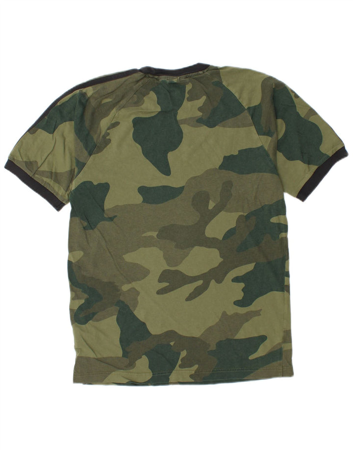 ADIDAS T-Shirt Homme Haut Petit Kaki Camouflage Coton