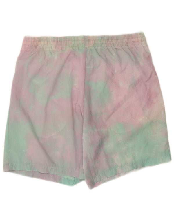 Adidas Short de sport pour homme en polyester Tie Dye multicolore moyen