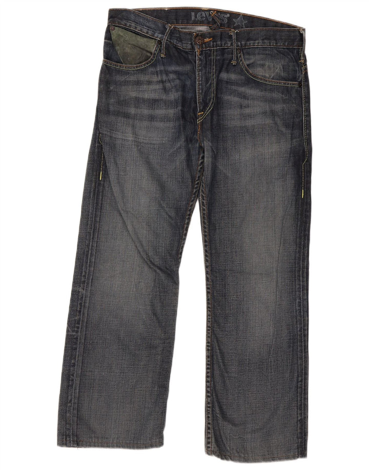 Levi's Jean Droit Homme W34 L26 Bleu Marine Coton