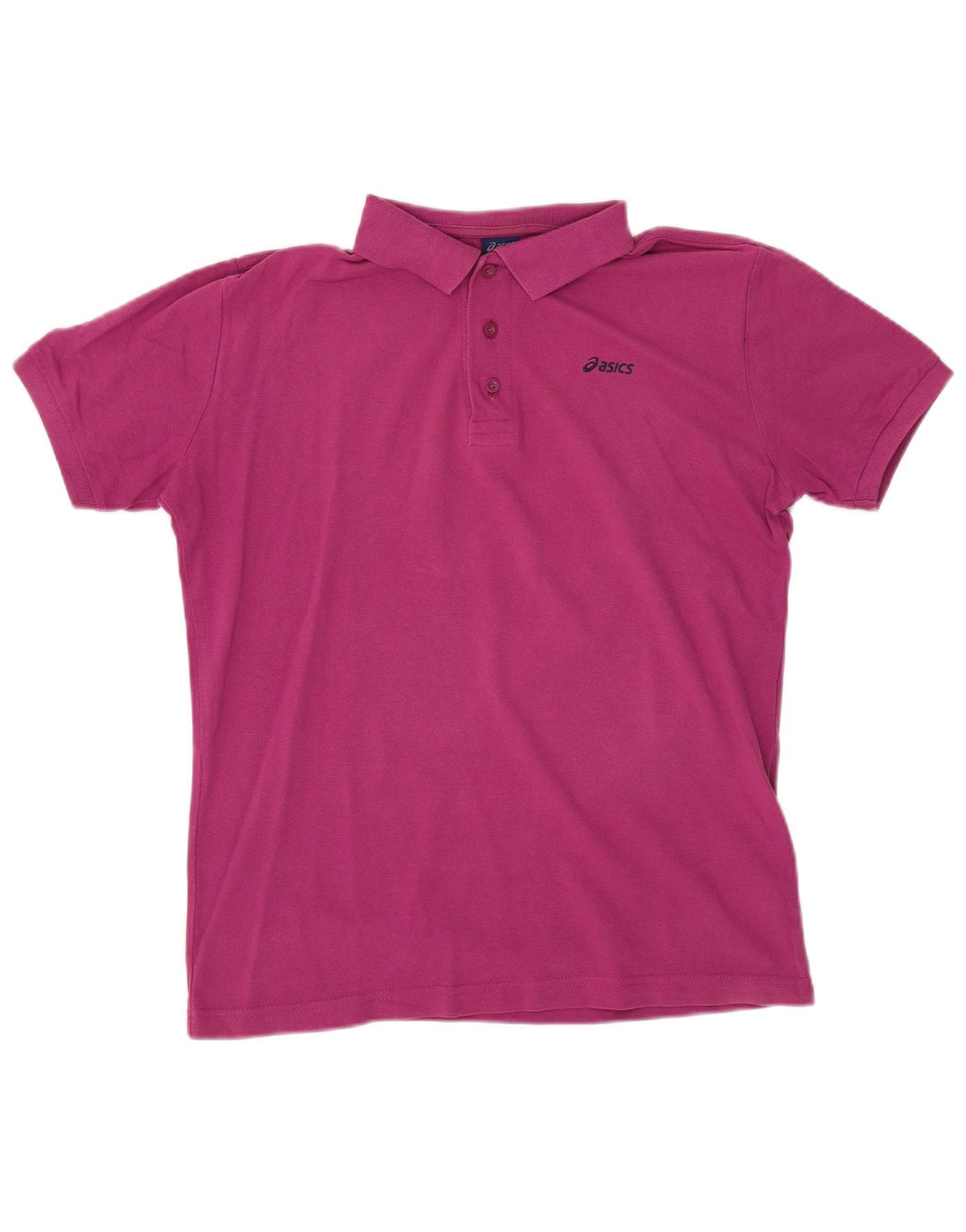 Asics Polo Homme Coton Marron Moyen