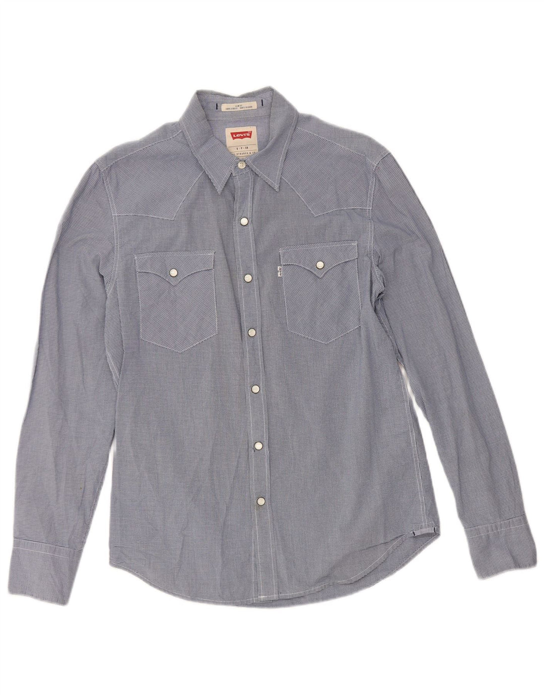 Levi's Chemise Slim Fit Homme Bleu Marine en Coton Vichy