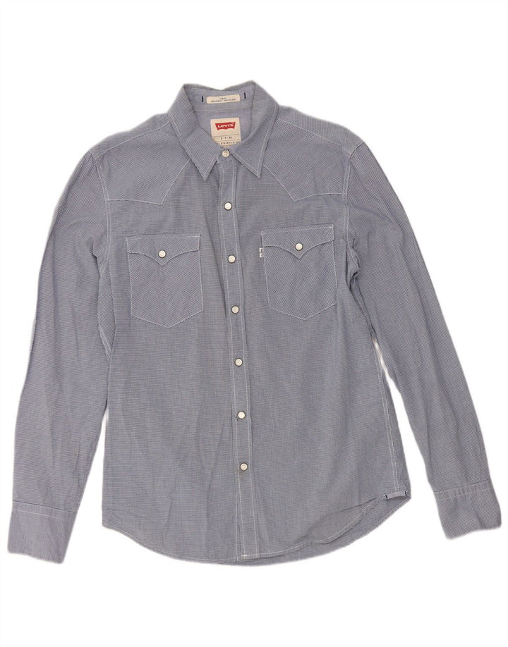 Levi's Chemise Slim Fit Homme Bleu Marine en Coton Vichy