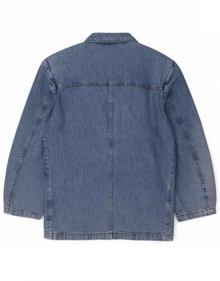 Carrera Veste blazer en jean à 2 boutons pour homme UK 38 Bleu moyen Coton