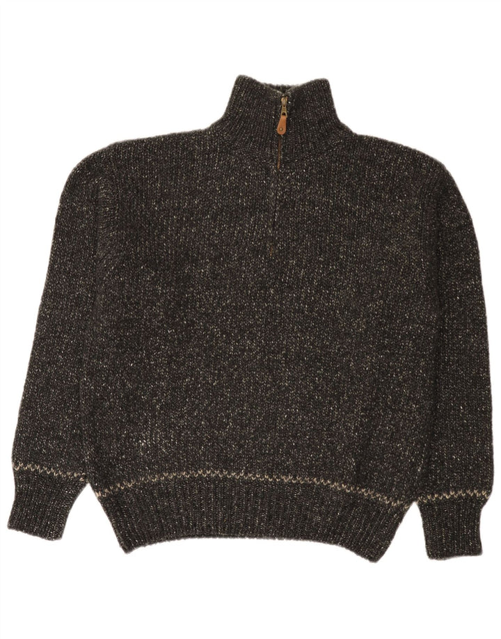 Marlboro Classics Pull col zippé homme gris moyen moucheté