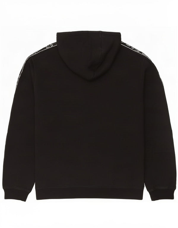 Champion Pull à Capuche Graphique Coupe Ample Homme Noir Moyen Coton